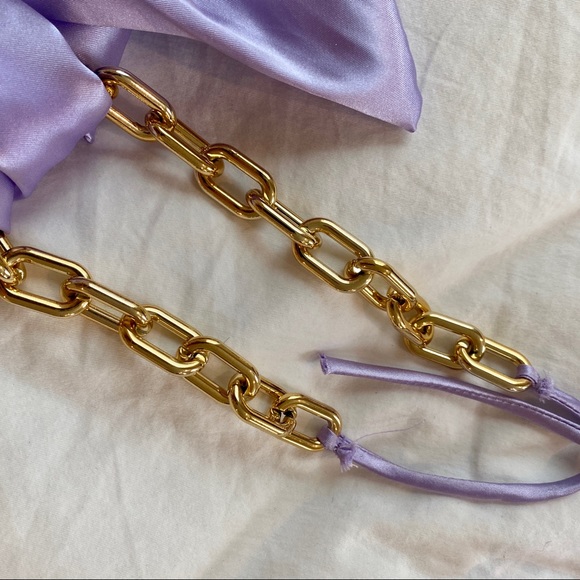 Colorful Natalie Kamila Lavender Scarf Top - Picture 3 of 3